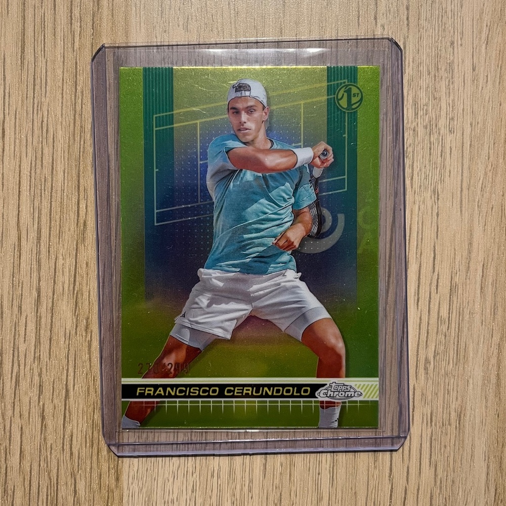 Francisco Cerendulo 2024 Tennis Topps Chrome 270/299